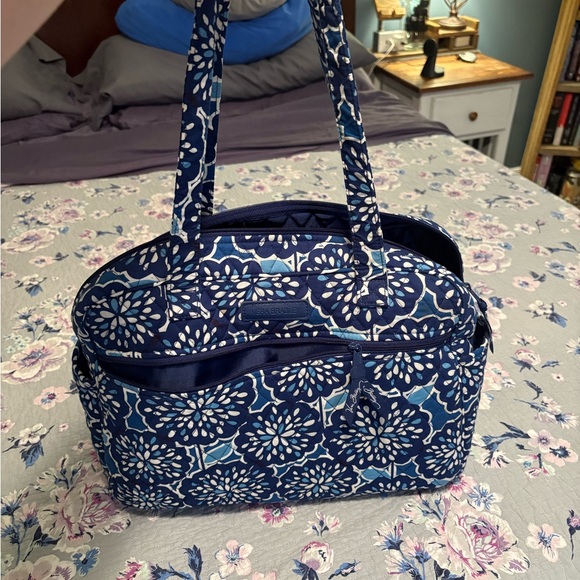 Vera Bradley Blue Floral Baby Bag - Picture 1 of 1